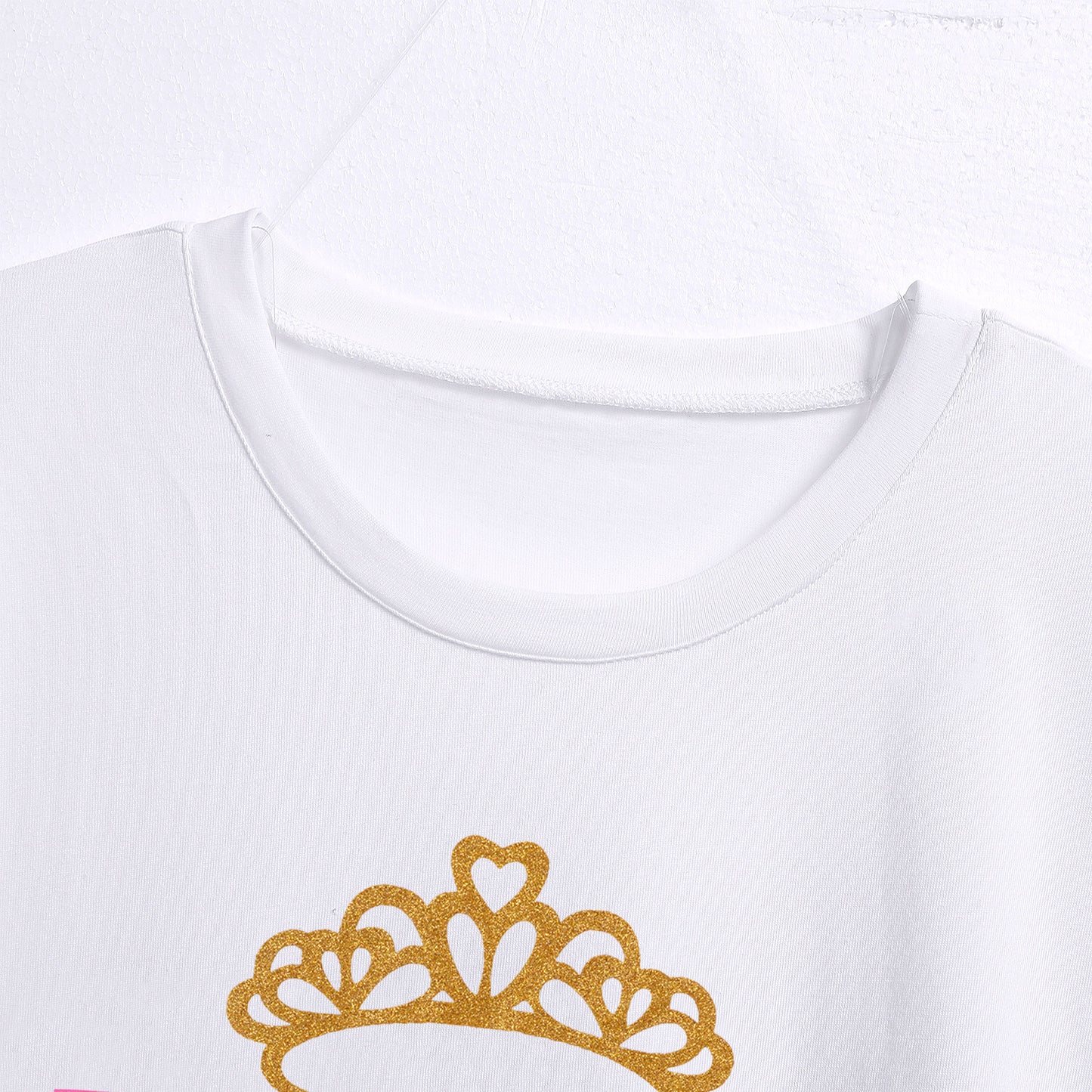 OMEWEE Dad of the Birthday Princess Marching T-shirts Men Letters Print Cotton Tee Shirts
