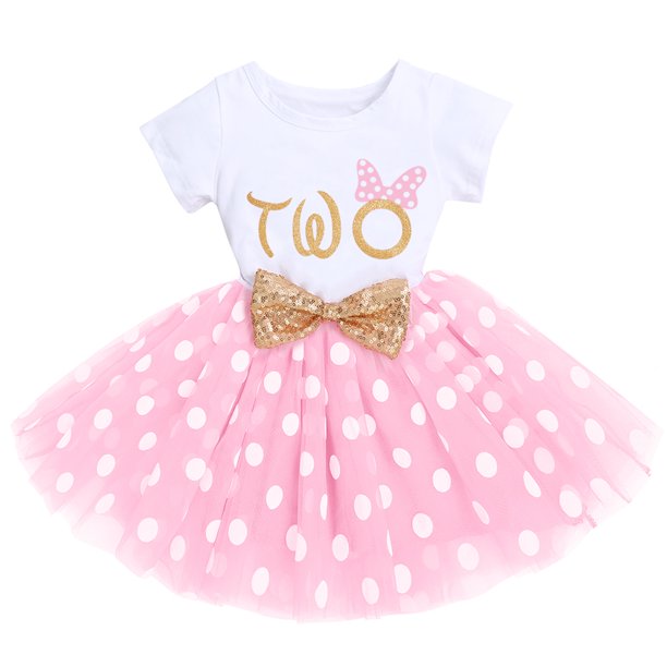 Baby Girls 1st Birthday Leisure Cake Smash Clothes, Short Shiny Letter Printed Sequin Bow Tulle Spliced Tutu Princess Dress