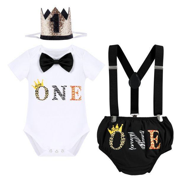 Wild one first hot sale birthday outfit boy