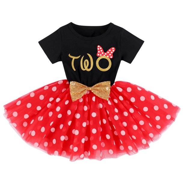 Baby Girls 1st Birthday Leisure Cake Smash Clothes, Short Shiny Letter Printed Sequin Bow Tulle Spliced Tutu Princess Dress