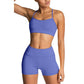 Women Workout Sets Yoga Outfits, Sports Bra and High Waist Leggings Gym Clothes Tracksuit, 2-Piece (XS-XL, Female)