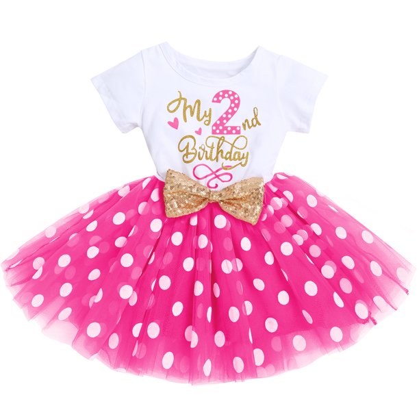 Baby Girls 1st Birthday Leisure Cake Smash Clothes, Short Shiny Letter Printed Sequin Bow Tulle Spliced Tutu Princess Dress